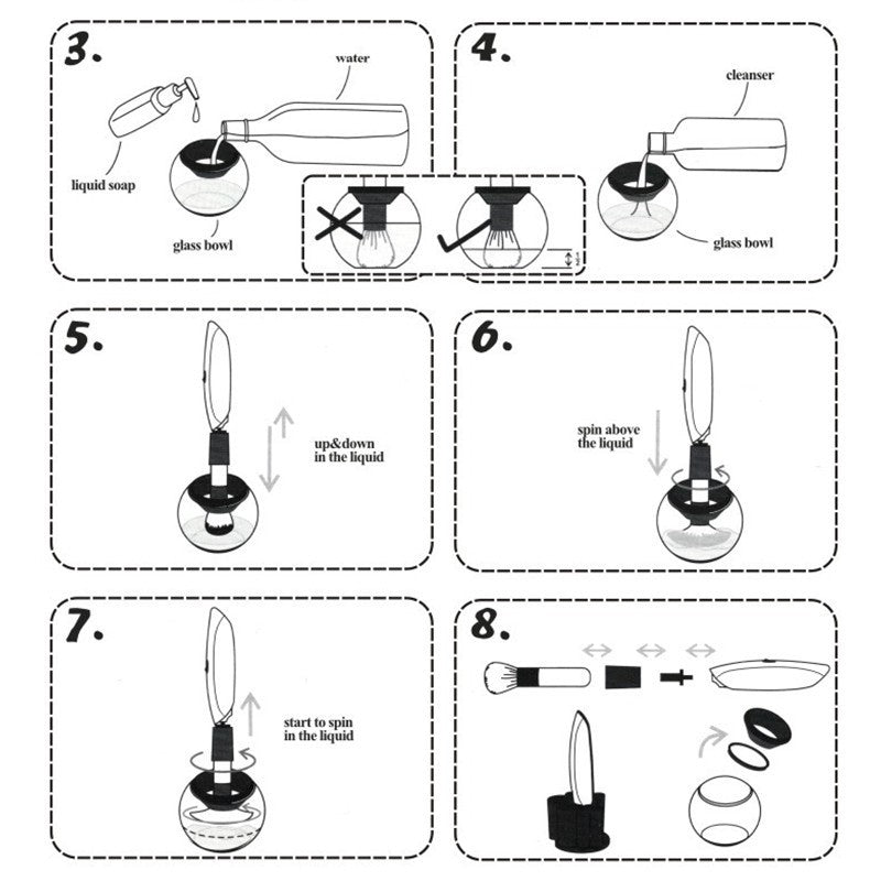 Electric Makeup Brush Cleaner Set