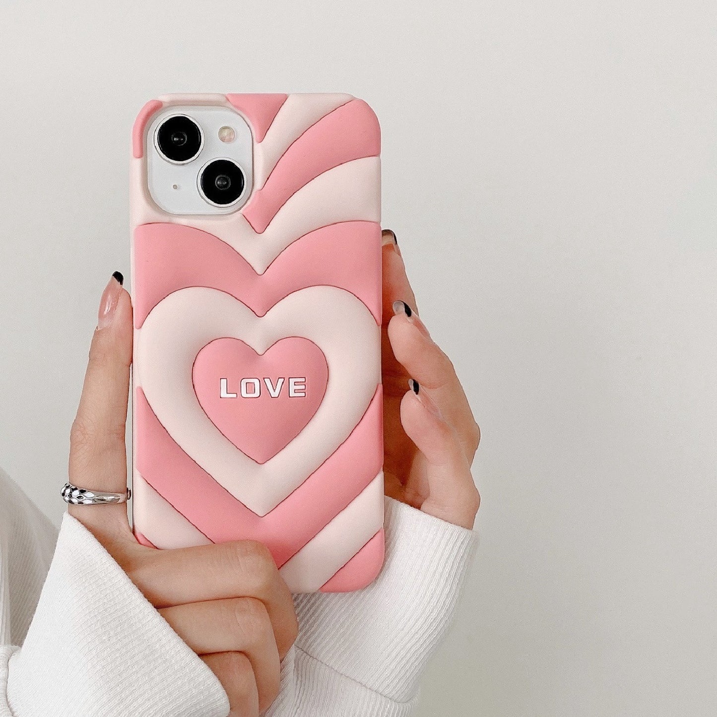 Love Silicone Cute Phone Case