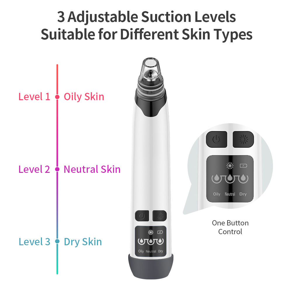 Blackhead Remover Electric Facial Cleansing Pore Vacuum Cleaner Ance Remover Pimple Face Cleaner Skin Scrubber Black Head Vacuum