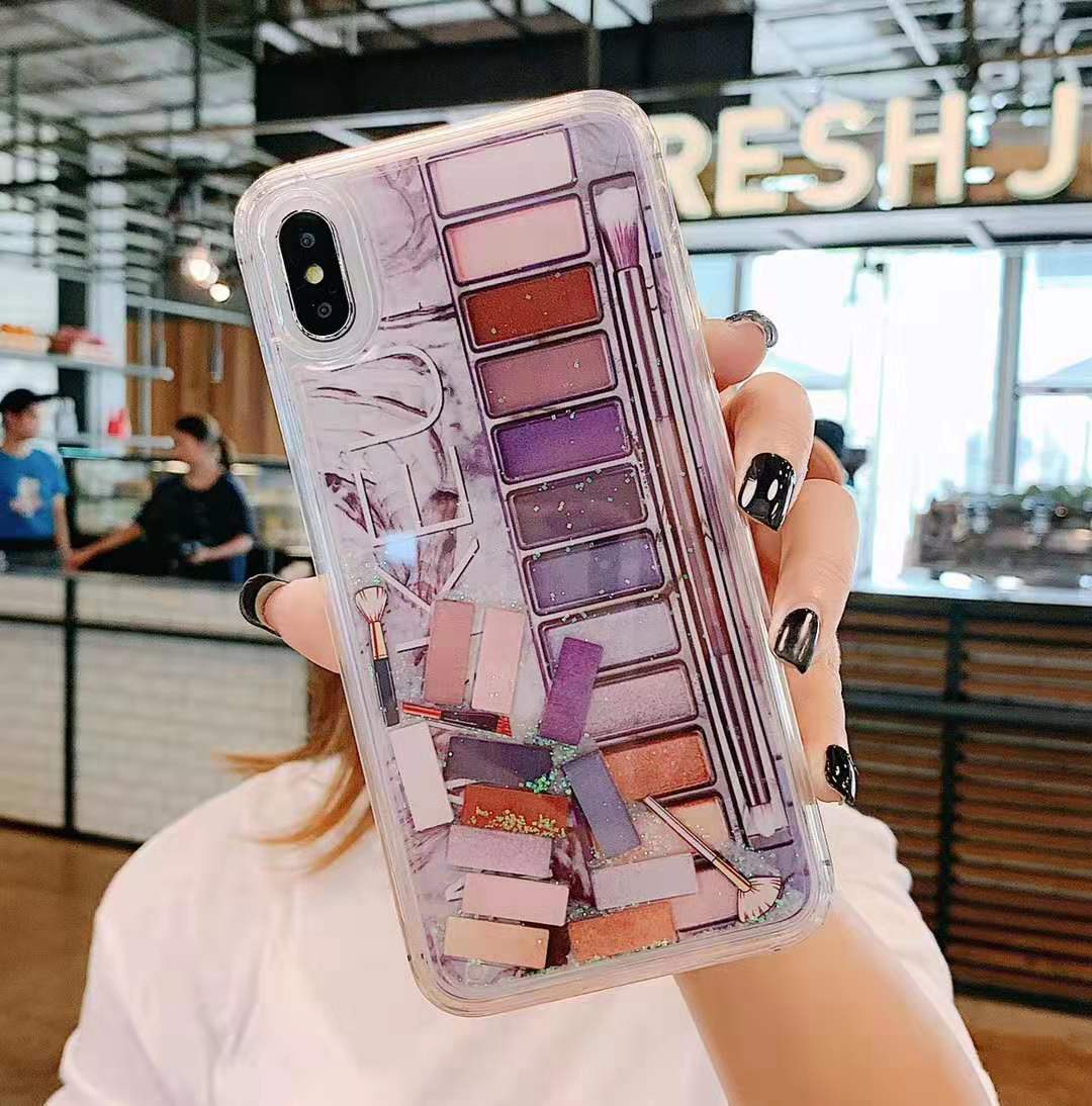 Mobile Eyeshadow Case Quicksand Phone Case