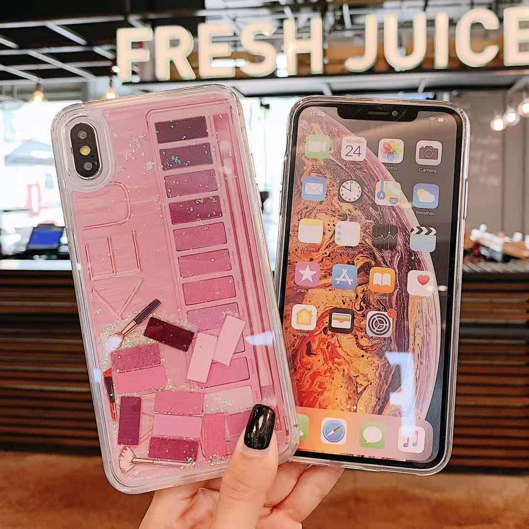 Mobile Eyeshadow Case Quicksand Phone Case