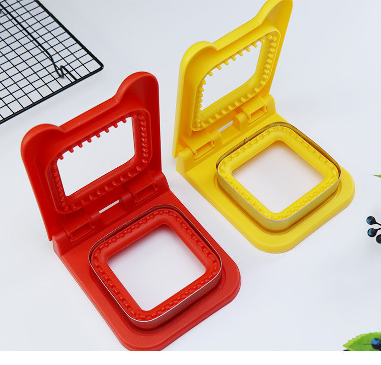 Creative Breakfast Making Sandwich Cutter Hemming Square Sandwich Kitchen Gadgets