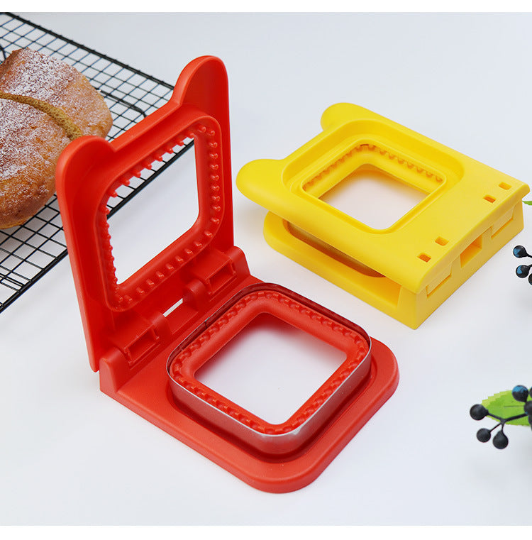 Creative Breakfast Making Sandwich Cutter Hemming Square Sandwich Kitchen Gadgets