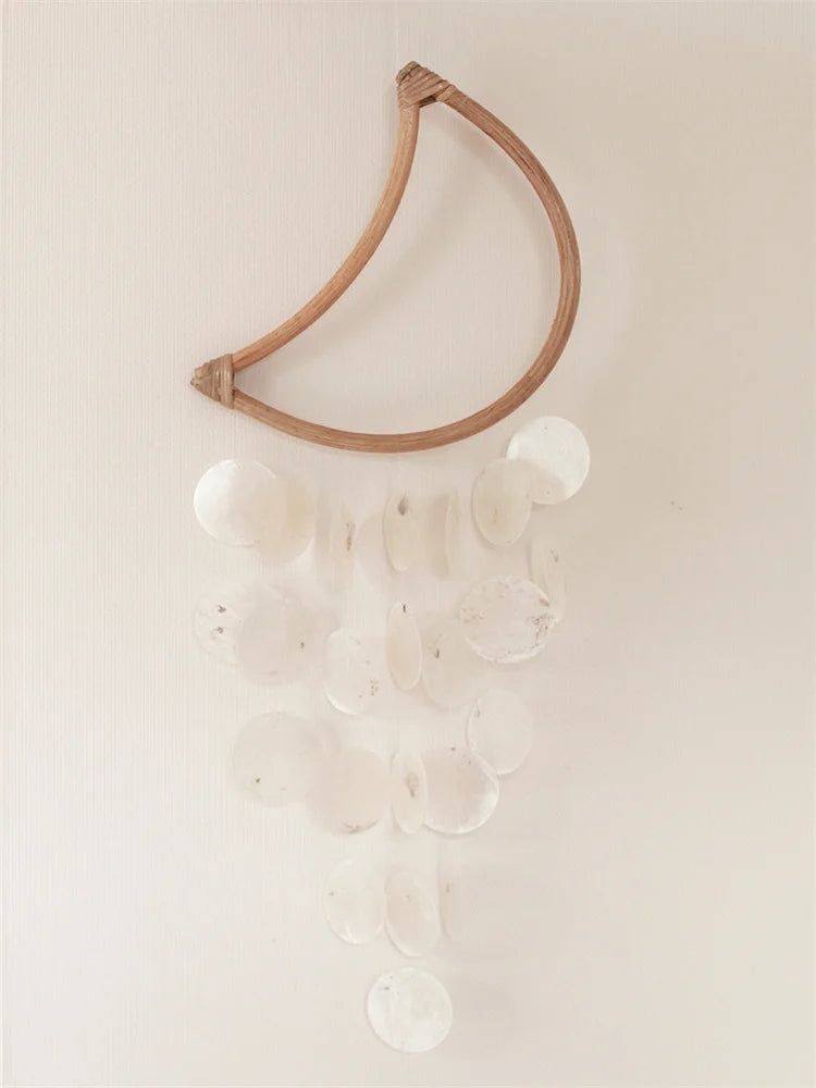 Nordic Natural Shell Wind Chime Korean Style Hotel Dorm Home Office Nursery Decor Hanging Decorations Photography Accessories