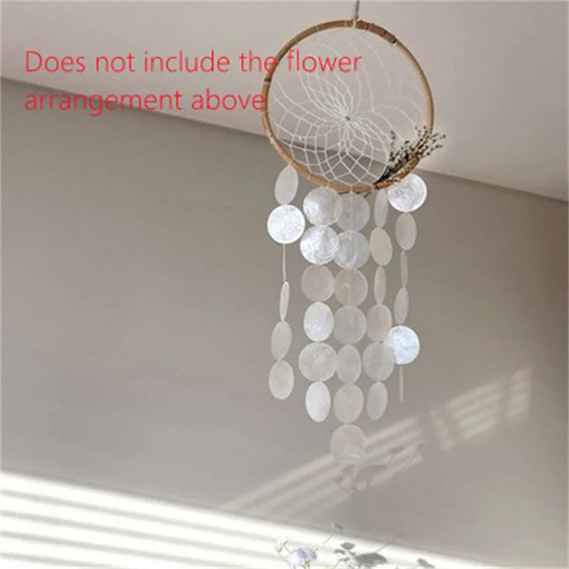 Home Korean Decor Shell Wind Chimes Nordic Office Kids Room Nursery Decor Hanging Decoration Scandinavian Homestay Ornament