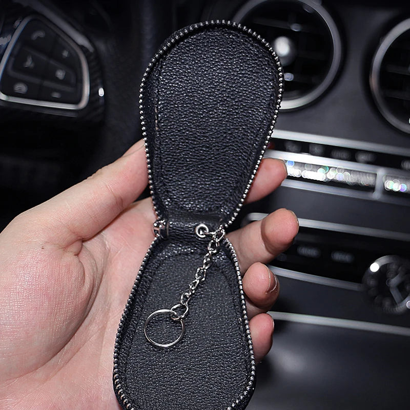 Universal Diamond Car Key Holder Storage Case Luxury Crystal Keychains Key Cover Bag Wallet for BMW Lada Benz Keychain