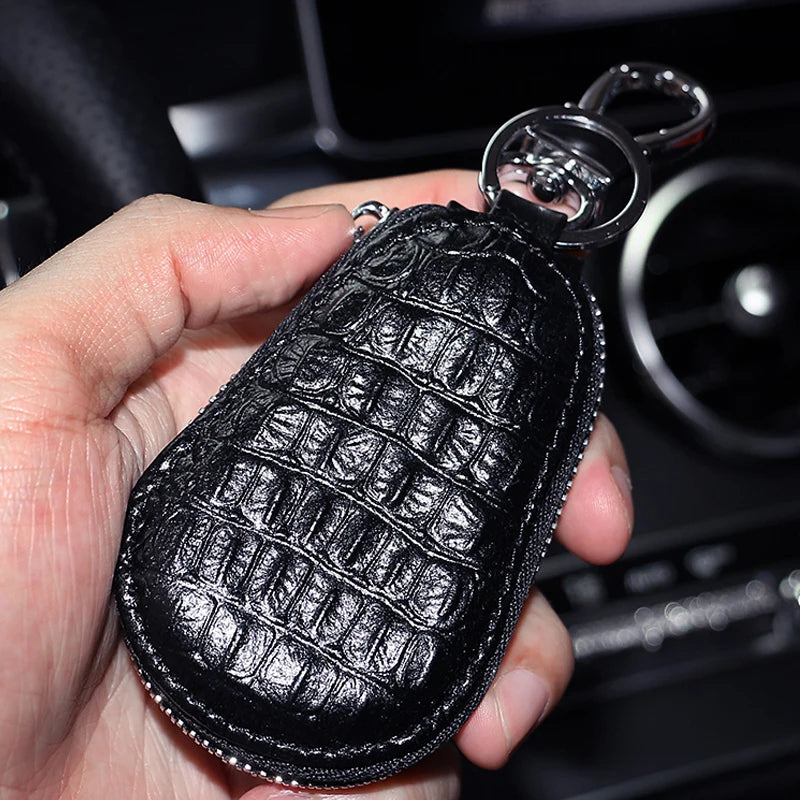 Universal Diamond Car Key Holder Storage Case Luxury Crystal Keychains Key Cover Bag Wallet for BMW Lada Benz Keychain