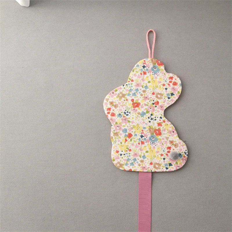 Cute Cartoon Strawberry/Rabbit Baby Hair Clips Holder Kids Girls Hairpin Storage Belt Organizer Strip Wall Hanging Decoration