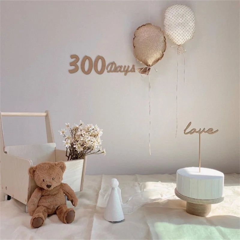 Nordic Balloon Cushion Wall Hanging Ornaments for Kids Room Ballons Korean Style Birthday Party Wedding Photography Props Gifts