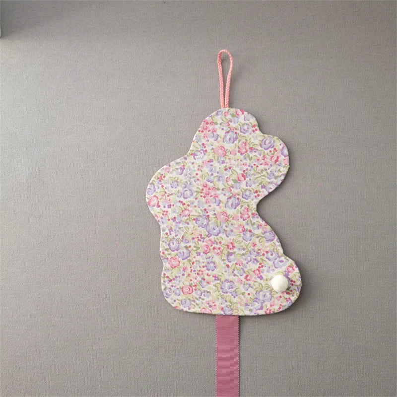 Cute Cartoon Strawberry/Rabbit Baby Hair Clips Holder Kids Girls Hairpin Storage Belt Organizer Strip Wall Hanging Decoration