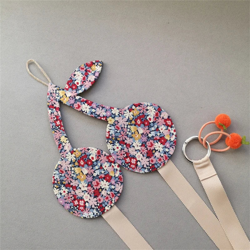 Cute Cartoon Strawberry/Rabbit Baby Hair Clips Holder Kids Girls Hairpin Storage Belt Organizer Strip Wall Hanging Decoration