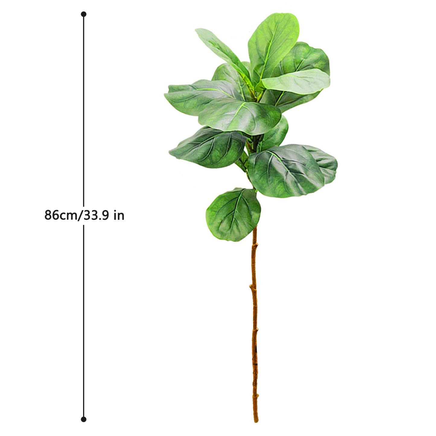 76-135 cm（53.1in）Artificial Magnolia  Tree Rubber Fig Plants for Outdoor Patio Garden Balcony Indoor Home And Office Decorations