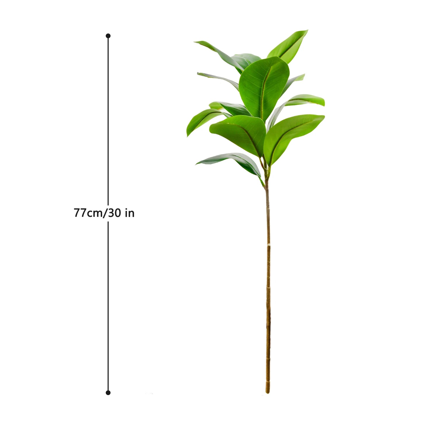 76-135cm  Artificial Fiddle Leaf Ficus Fig Plant for Outdoor Courtyard Garden Balcony Indoor Home and Office Decoration