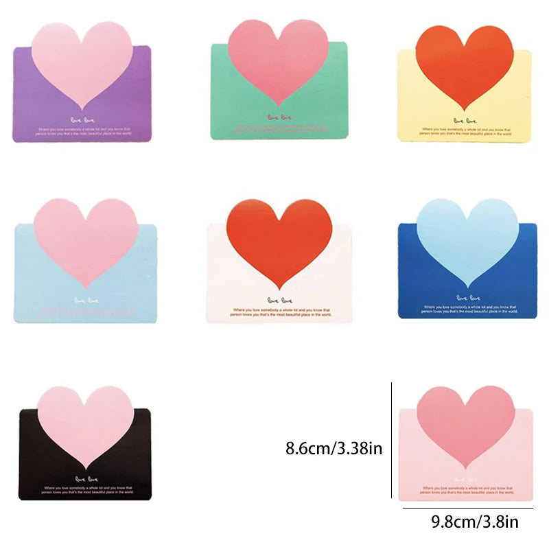 50pcs 13.5×9.8cm Greeting Cards  for Wedding Bridal Shower Baby Shower Valentine's Day Graduation Birthday for All Occasions