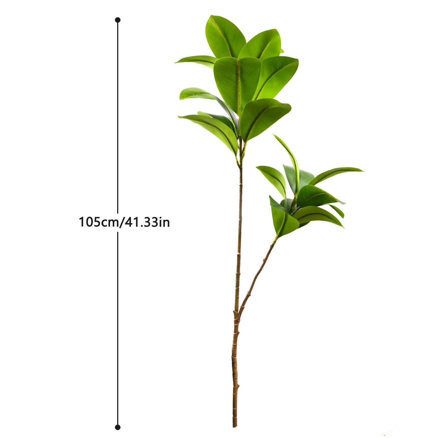 76-135 cm（53.1in）Artificial Magnolia  Tree Rubber Fig Plants for Outdoor Patio Garden Balcony Indoor Home And Office Decorations